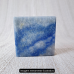 Placa Quadrada de Quartzo Azul - 7cm  - Unidade